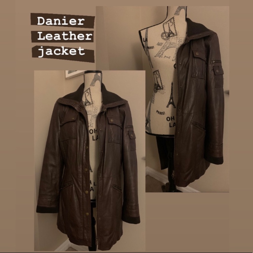 Danier Brown Leather Jacket